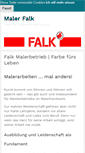 Mobile Screenshot of maler-falk.de