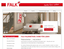 Tablet Screenshot of maler-falk.de